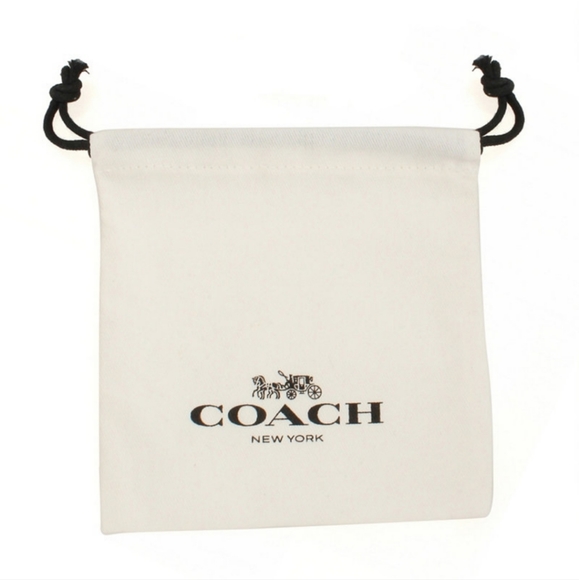 Coach x JLo Large Gold Hoop Earrings with Pave Crystals - Picture 8 of 13